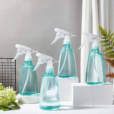 Transparent Plastic Trigger Squirt Bottles AJEW-GA0001-10-1