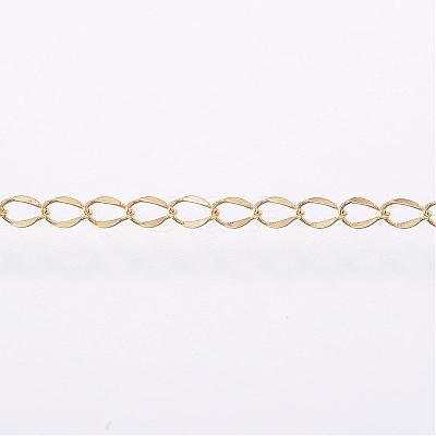Handmade Ion Plating(IP) 304 Stainless Steel Curb Chains STAS-G038-11A-1
