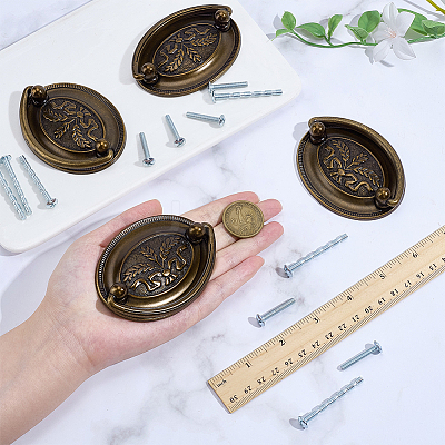 4Pcs Zinc Alloy Drawer Handles FIND-PH0060-25-1