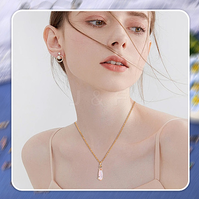 50Pcs Faceted Glass Pendants GLAA-SC0002-79-1