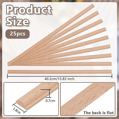 25Pcs Wood Ceiling Molding AJEW-OC0014-96C-1