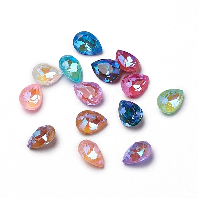 Glass Rhinestone Cabochons RGLA-L024-E01-MI-1