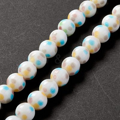 Handmade Lampwork Beads Strands LAMP-D015-11C-1