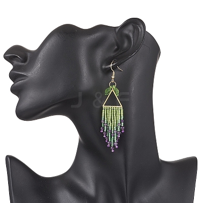 304 Stainless Steel Dangle Earrings EJEW-MZ00513-01-1