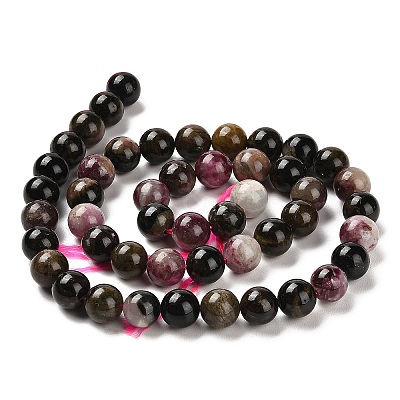Natural Multicolor Tourmaline Beads Strands G-B048-B02-02-1