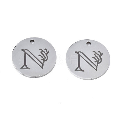 Non-Tarnish 304 Stainless Steel Charms STAS-T059-26P-N-1