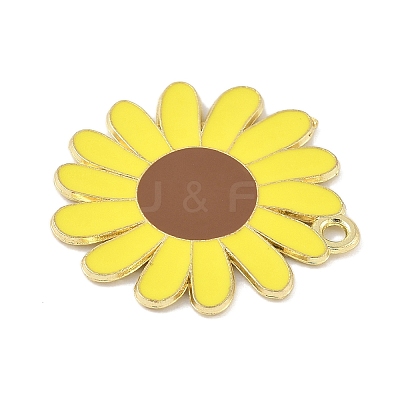 Bees Theme Alloy Enamel Pandants FIND-M083-06G-G-1