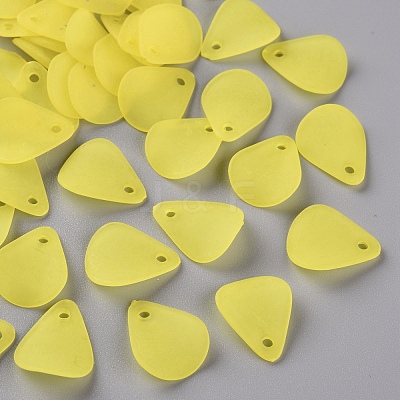 Transparent Frosted Acrylic Pendants MACR-S371-09A-717-1