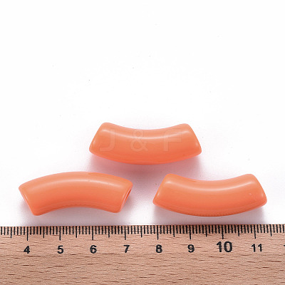 Opaque Acrylic Beads X-MACR-S372-001B-S025-1
