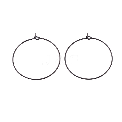 24Pcs 4 Size 316L Surgical Stainless Steel Hoop Earring Findings X1-STAS-ZZ0001-03EB-1