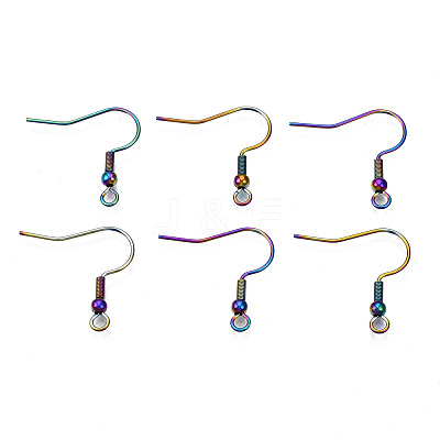 Ion Plating(IP) 304 Stainless Steel French Earring Hooks STAS-S119-015-1
