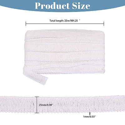 Polyester Tassel Fringe Trimming OCOR-WH0090-006B-1