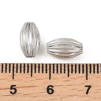 304 Stainless Steel Beads STAS-F339-10C-01-1