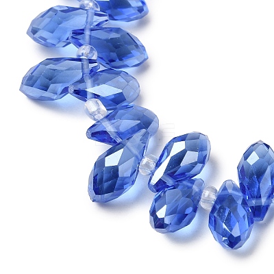 Transparent Facted Glass Beads GLAA-WH0031-58G-1