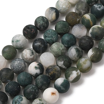 Natural Tree Agate Beads Strands G-T106-038-1