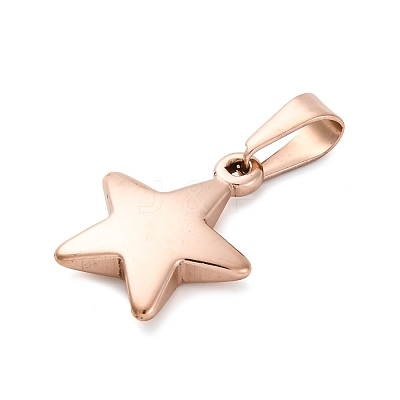 Ion Plating(IP) 304 Stainless Steel Pendants STAS-I135-25RG-1
