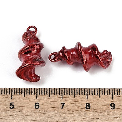 Spray Painted Natural Trochus Shell Pendants SHEL-K006-48B-1