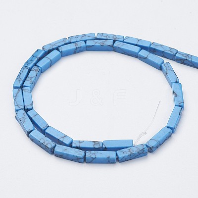 Synthetic Turquoise Beads Strands G-G968-D15-1
