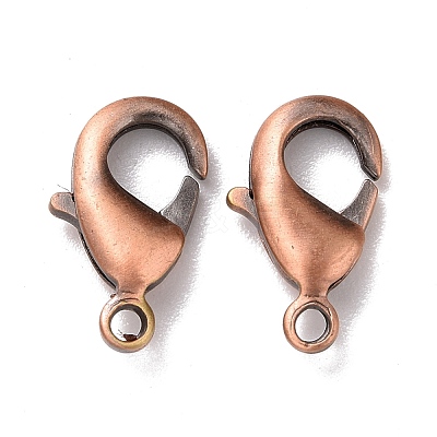 Brass Lobster Claw Clasps KK-901-R-1