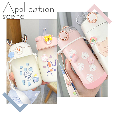 DIY Silicone Cup Bottom Sleeve Covers Sets DIY-BC0002-98-1