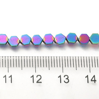 Electroplated Synthetic Non-magnetic Hematite Beads Strands G-C154-B01-01B-1