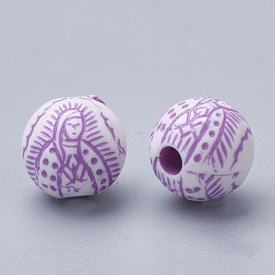 Craft Style Acrylic Beads MACR-Q226-05A-8mm-1