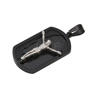 Jesus Theme 304 Stainless Steel Pendants STAS-D387-01B-EB-1