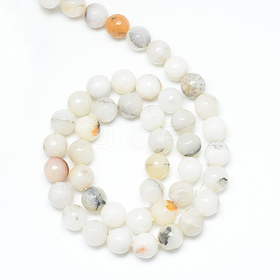 Natural Agate Bead Strands X-G-R346-10mm-26-1