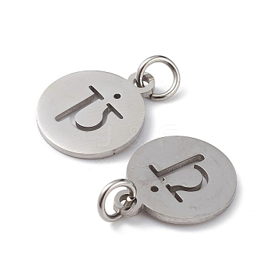 Non-Tarnish 304 Stainless Steel Charms STAS-Q201-T452P-1