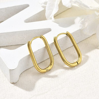 Ion Plating(IP) 304 Stainless Steel Hoop Earrings for Women EJEW-U035-12G-01-1