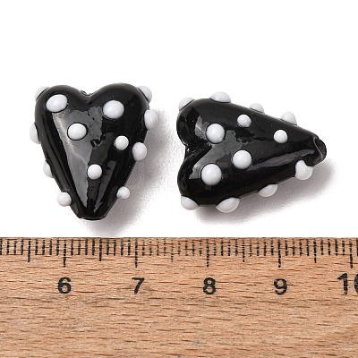 Handmade Lampwork Enamel Beads LAMP-Z025-01H-1