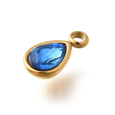 304 Stainless Steel Pendants STAS-Q346-04G-01-1