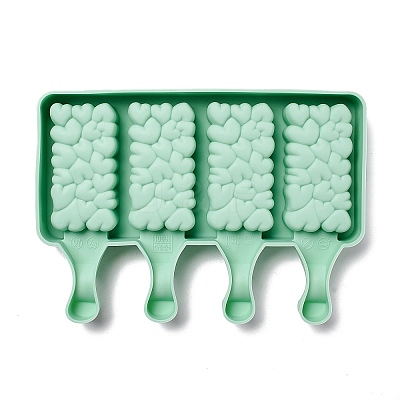 Food Grade DIY Rectangle Ice-cream Silicone Molds LS-DIY-D062-03A-1