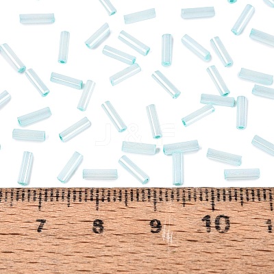 FGB Grade A Glass Round Bugle Beads SEED-Q040-06A-04-1