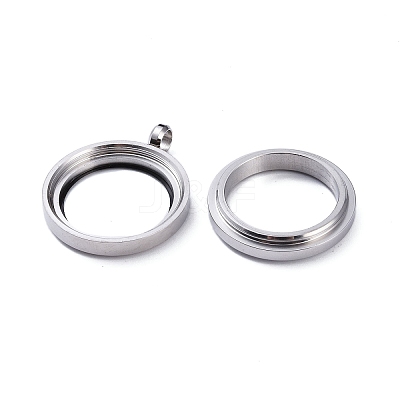 304 Stainless Steel Pendants STAS-D097-05B-P-1