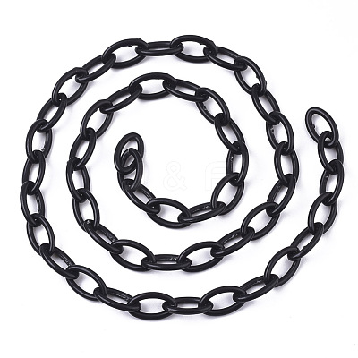 Opaque Acrylic Cable Chains SACR-N010-001A-1
