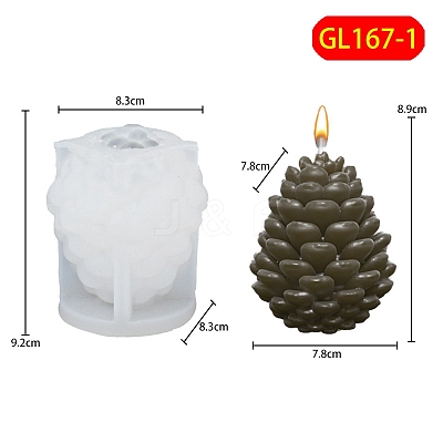 DIY Candle Silicone Molds PW-WG38384-01-1
