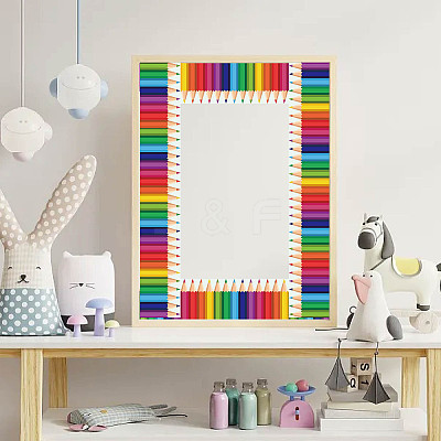 60pcs Coated Paper Border Decorative Stickers STIC-WH0020-004-1