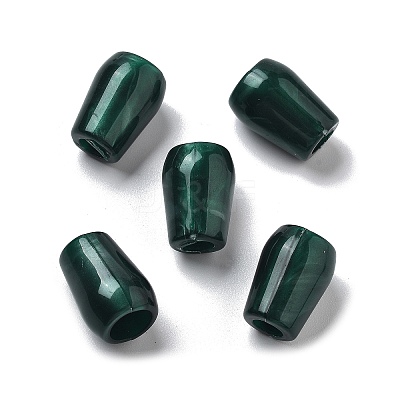 Two Tone Acrylic Beads OACR-S042-03E-1