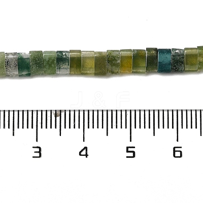 Natural Moss Agate Beads Strands G-Z045-A14-01-1