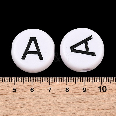 Opaque Acrylic European Beads AC-CBA3BDD-01A-1