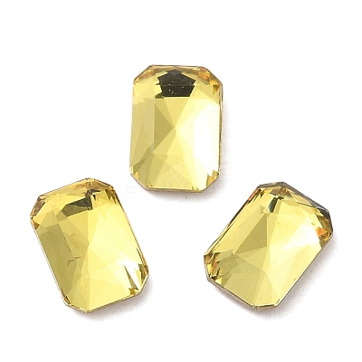 Glass Rhinestone Cabochons RGLA-P037-04B-D226-1