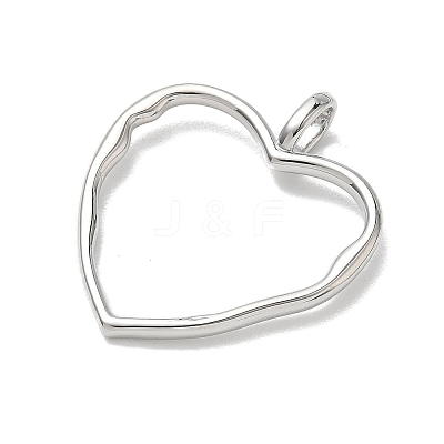 Valentine's Day Brass Pendants KK-E796-10P-1