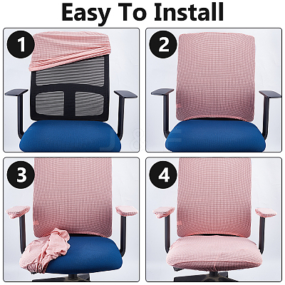 Polyester Chair Pad & Back & Handrail Cover Sets AJEW-WH0077-049C-1