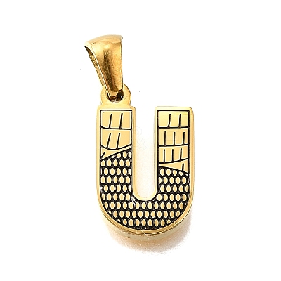 Golden 304 Stainless Steel Pendants STAS-K300-01G-U-1