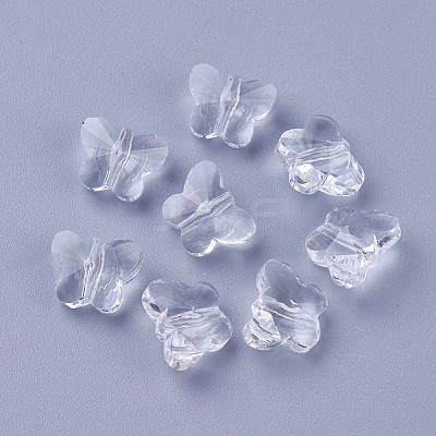 Transparent Glass Beads GLAA-P037-02A-28-1