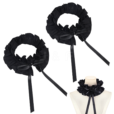 Polycotton Faux Collar AJEW-WH0481-131B-1