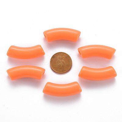 Opaque Acrylic Beads X-MACR-S372-001B-S025-1