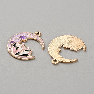 Tarot Theme Alloy Enamel Pendants ENAM-CJC0025-04A-KCG-1