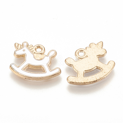 Alloy Enamel Pendants X-ENAM-S115-040E-1